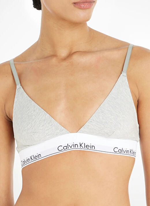 Calvin Klein Açık Gri Kadın 000QF1061E CK WOMEN Bralet Sütyen  2