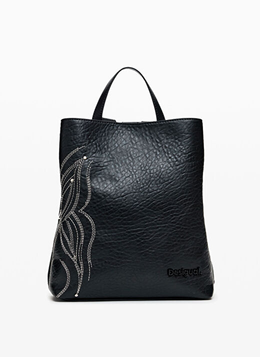 Desigual Siyah Kadın 24,5x8,5x29,5 cm Sırt Çantası 24WAKP342000U  1