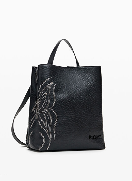 Desigual Siyah Kadın 24,5x8,5x29,5 cm Sırt Çantası 24WAKP342000U  2