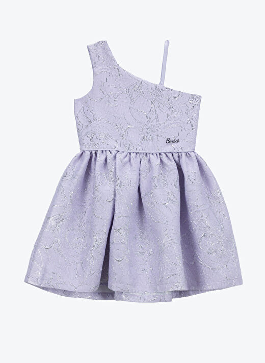 Barbie Lila Kız Çocuk Jakarlı Abiye Elbise BRB5SG-ELB6535 1