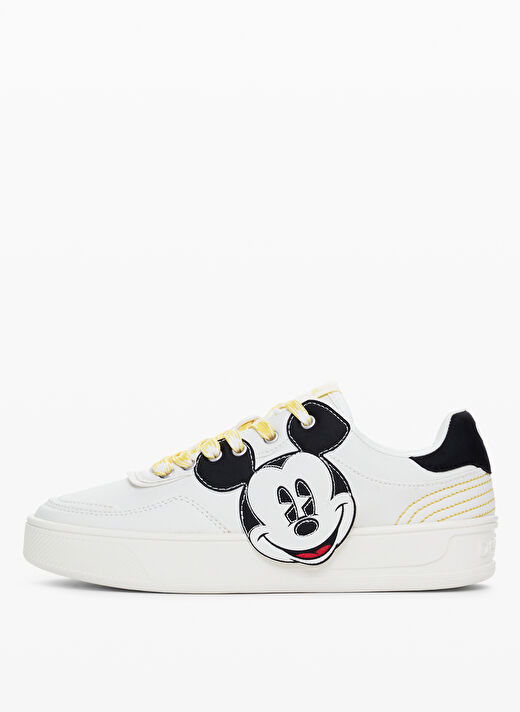 Desigual Beyaz-Siyah Kadın Sneaker 24WSKP10 1