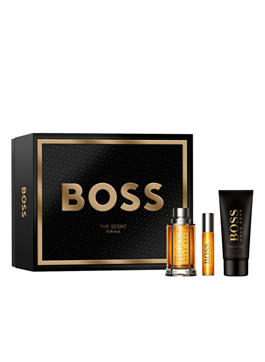 Hugo Boss The Scent Xm24 Set Edt100 ml + Parfum Sprey 10 ml+ Shower Gel 100 1