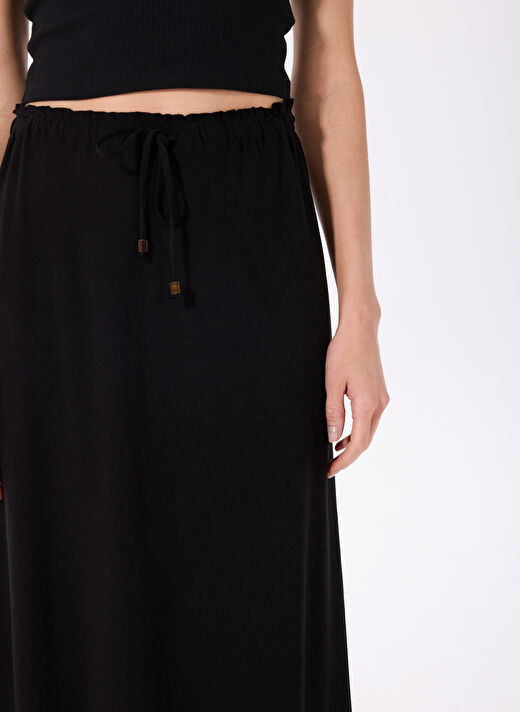 Fabrika Siyah Kadın Relaxed Etek F5SL-ETK0049 4