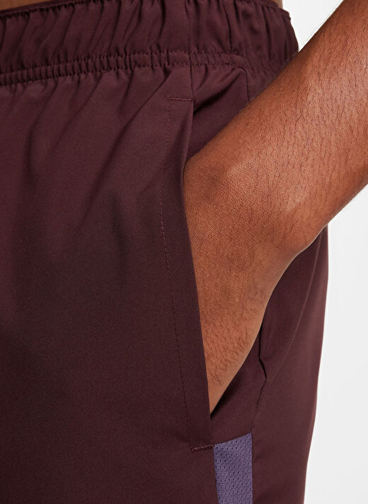 Nike Bordo Erkek Normal Düz Şort DV9359-652 M NK DF CHALLENGER 7BF S  4