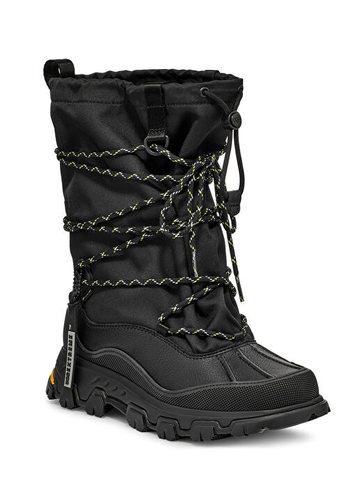 Ugg Siyah Kadın Deri - Kumaş Bot 1161890 2