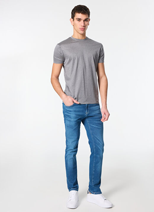 Tombolini Gri Erkek Slim Fit T-Shirt WJ30.ZJ80.U810 2
