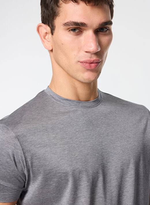 Tombolini Gri Erkek Slim Fit T-Shirt WJ30.ZJ80.U810 3