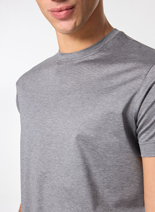 Tombolini Gri Erkek Slim Fit T-Shirt WJ30.ZJ80.U810 4