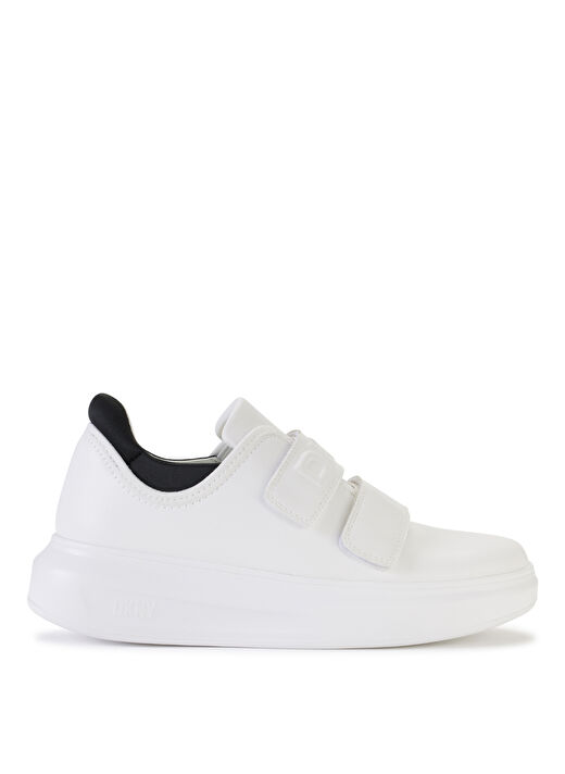 Dkny Beyaz-Siyah Kadın Deri Sneaker K3422734 1