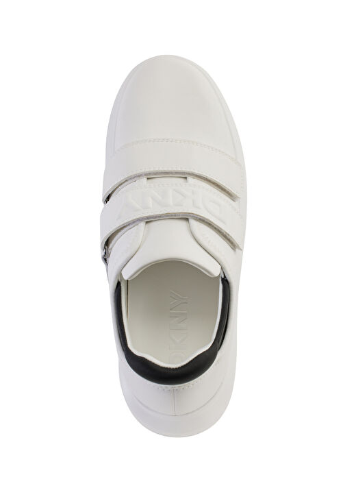 Dkny Beyaz-Siyah Kadın Deri Sneaker K3422734 3