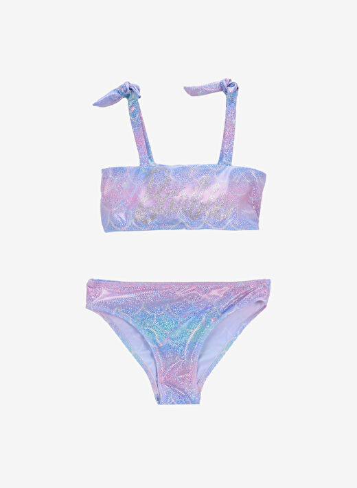Barbie Pembe Kız Çocuk Bikini Takım BRB5SG-BKİ6009 1