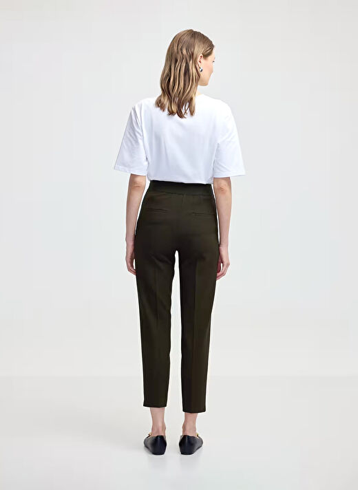İpekyol Yeşil Kadın Straight Düz Pantolon IW6240003234070 3