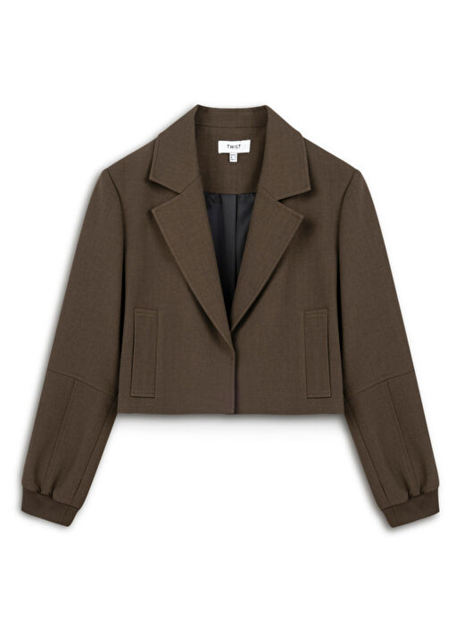 Twist Taba Kadın Regular Fit Düz Blazer TW6240106043021 3