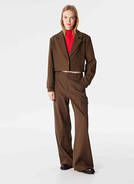Twist Taba Kadın Regular Fit Düz Blazer TW6240106043021 1
