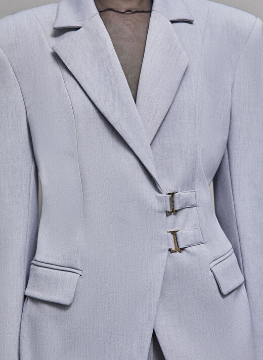 Patrizia Pepe Bej Kadın Standart Blazer 8S0495  3