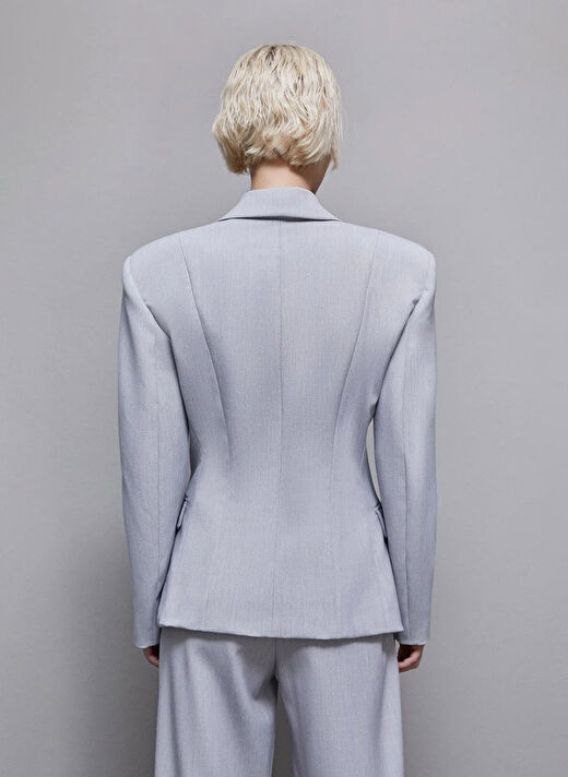 Patrizia Pepe Bej Kadın Standart Blazer 8S0495  4