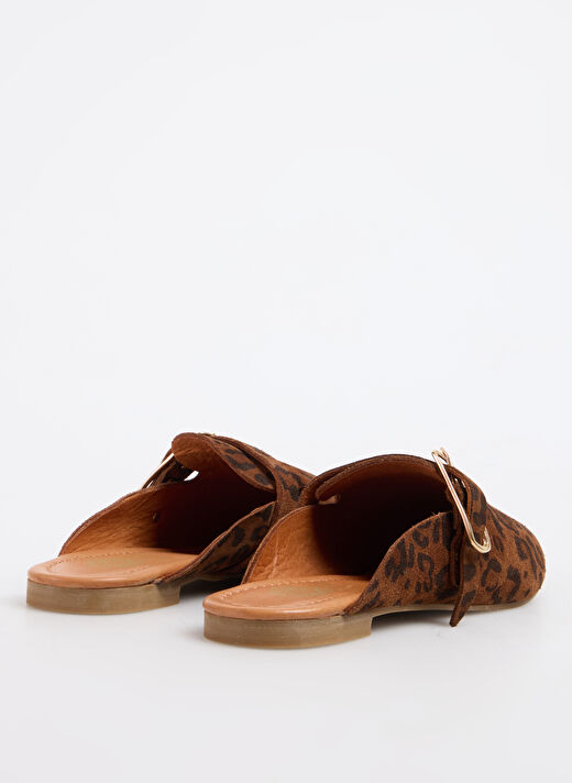 Vince Camuto Kahverengi Kadın Süet Terlik D-KASSANDRA LEOPAR 3