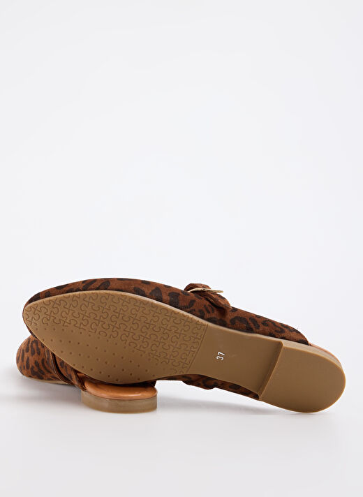 Vince Camuto Kahverengi Kadın Süet Terlik D-KASSANDRA LEOPAR 4