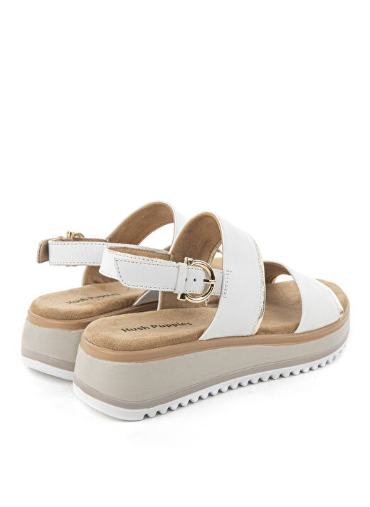 Hush Puppies Beyaz Kadın Deri Sandalet Feliz 3