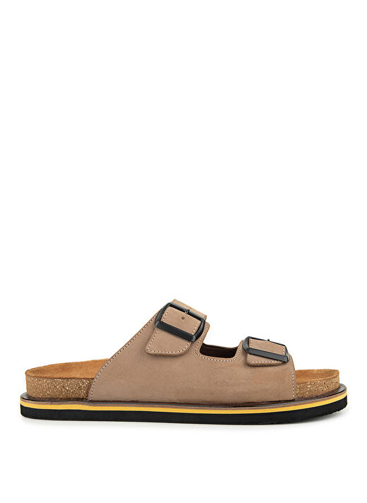 Hush Puppies Bej Erkek Deri Terlik Brasa 1