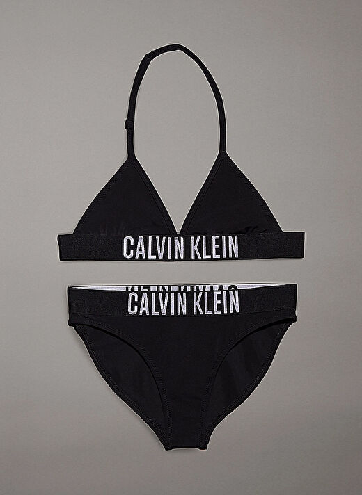 Calvin Klein Siyah Kız Çocuk Baskılı Bikini Takım KY0KY00090BEH 1