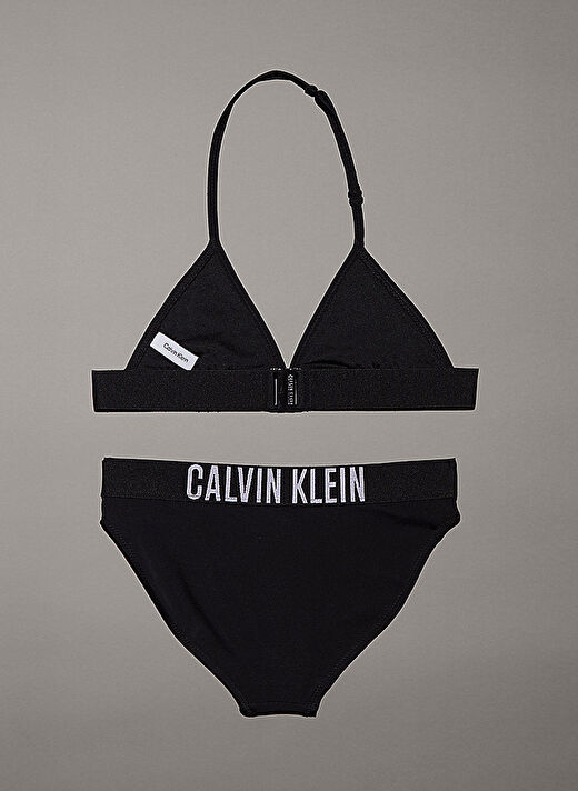 Calvin Klein Siyah Kız Çocuk Baskılı Bikini Takım KY0KY00090BEH 2