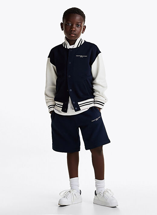 Tommy Hilfiger Lacivert Erkek Çocuk Düz Ceket KS0KS00624C1G 2