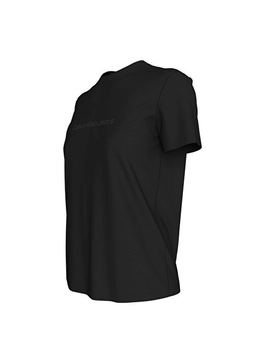 Calvin Klein Jeans Siyah Kadın Normal Baskılı T-Shirt J20J224983BEH  3