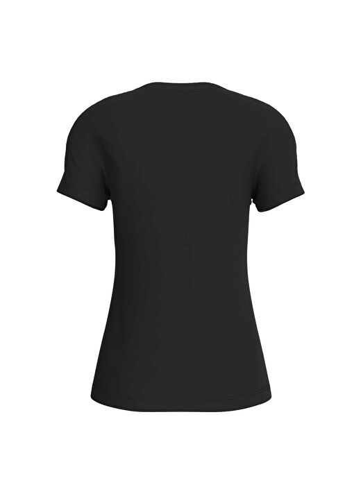 Calvin Klein Jeans Siyah Kadın Düz T-Shirt J20J224990BEH  3