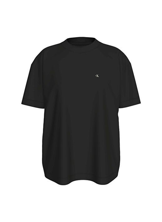 Calvin Klein Jeans Siyah Kadın Rahat Düz T-Shirt J20J225113BEH  1