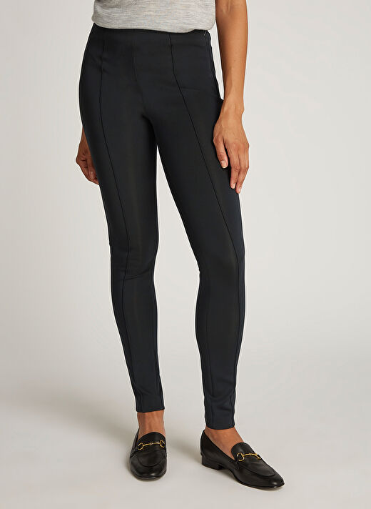 Calvin Klein Siyah Kadın Skinny Fit Düz Pantolon K20K208071BEH 2