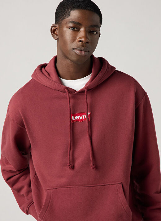 Levis Kahve Erkek Bisiklet Normal Baskılı Sweatshirt 38479-0378_RELAXED GRAPHIC PO BW LO  3