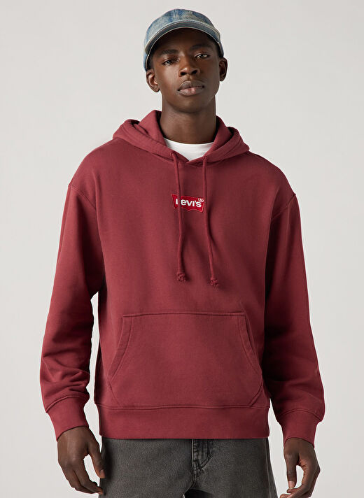 Levis Kahve Erkek Bisiklet Normal Baskılı Sweatshirt 38479-0378_RELAXED GRAPHIC PO BW LO  4