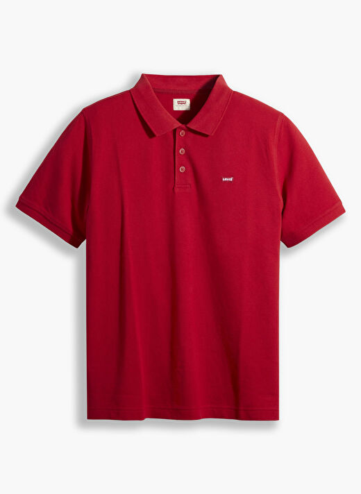 Levis Kırmızı Erkek Normal Düz Polo T-Shirt 35883-0006_LEVIS HM POLO CRIMSON PI  3