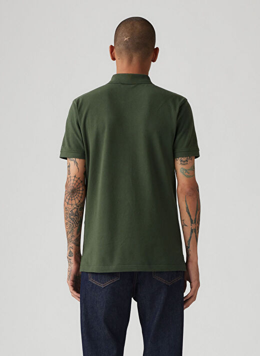 Levis Yeşil Erkek Normal Kalıp Polo T-Shirt 35883-0232_LEVIS HM POLO KOMBU GREE 2