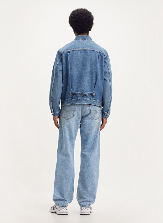 Levis Mavi Erkek Ceket Normal Düz Denim Ceket A3174-0004_TYPE I TRUCKER DANCING Q  4