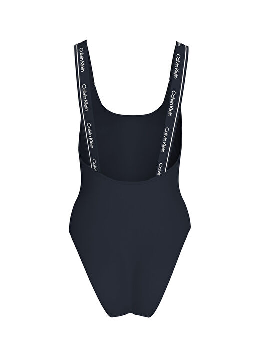 Calvin Klein Lacivert Kadın Standart Mayo KW0KW02422CEF 4