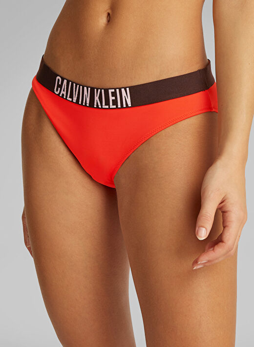 Calvin Klein Kırmızı Kadın Baskılı Bikini Alt KW0KW02856XM8 3