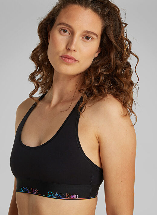 Calvin Klein Siyah Kadın Astarsız Bralet Sütyen LV00QF8187UB1 3
