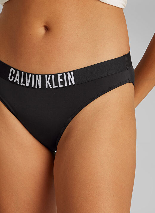 Calvin Klein Siyah Kadın Baskılı Bikini Alt KW0KW02856BEH 3
