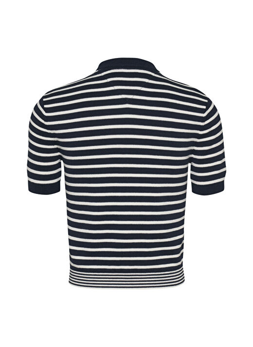 Tommy Jeans Mavi Kadın Gömlek Normal Kazak DW0DW193360A7  3
