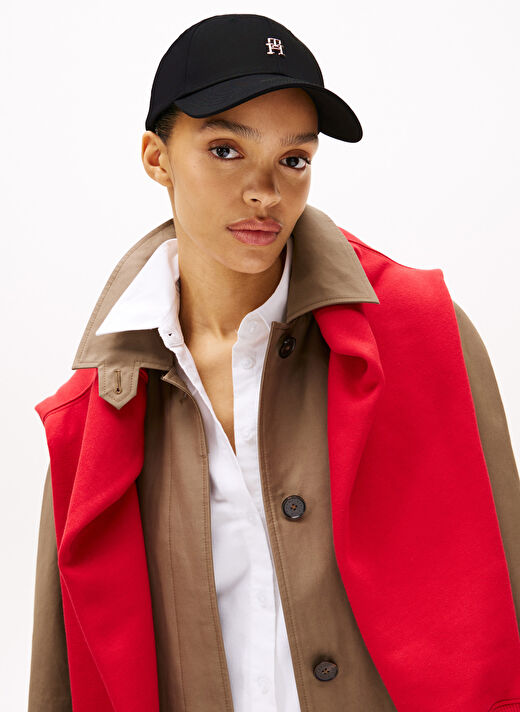 Tommy Hilfiger Siyah Kadın Şapka AW0AW17128BDS 1