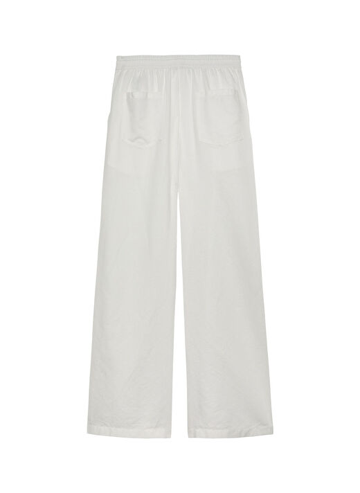 Tommy Jeans Beyaz Kadın Normal Pantolon DW0DW20352YBL 2