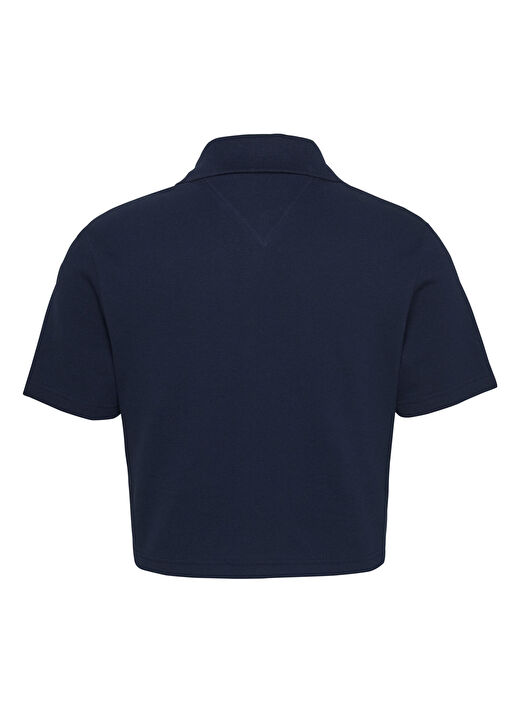 Tommy Jeans Mavi Kadın Slim Fit T-Shirt DW0DW21363C1G 2