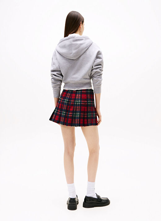 Tommy Jeans Kırmızı Kadın Normal Etek DW0DW21249XCG  4