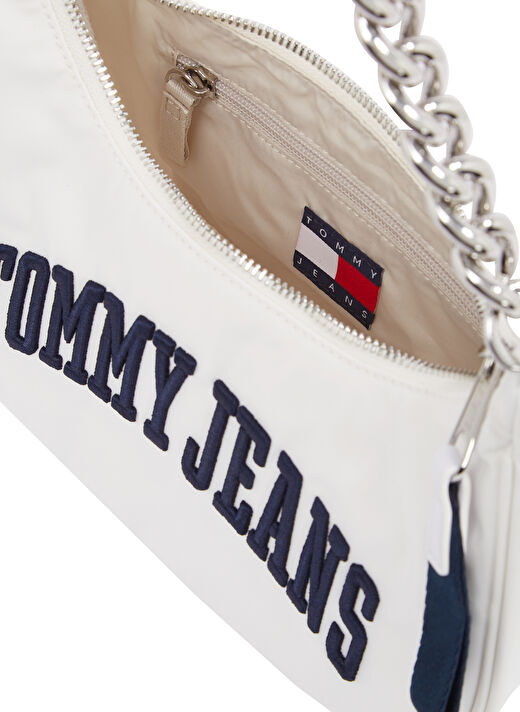 Tommy Hilfiger Beyaz Kadın Elastan Omuz Çantası AW0AW16983  3