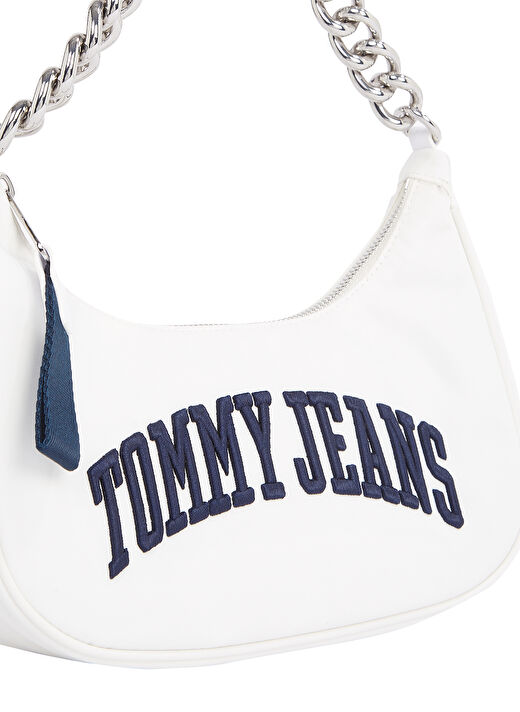 Tommy Hilfiger Beyaz Kadın Elastan Omuz Çantası AW0AW16983  4