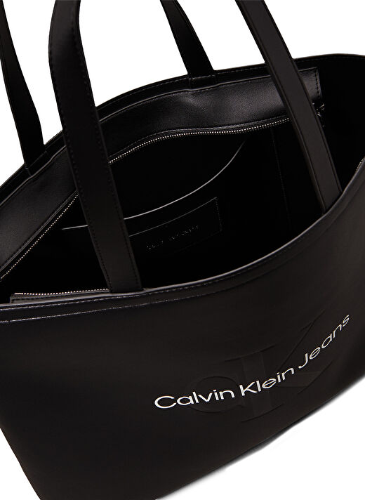 Calvin Klein Siyah Kadın  41x34x12 cm Omuz Çantası K60K612222 3