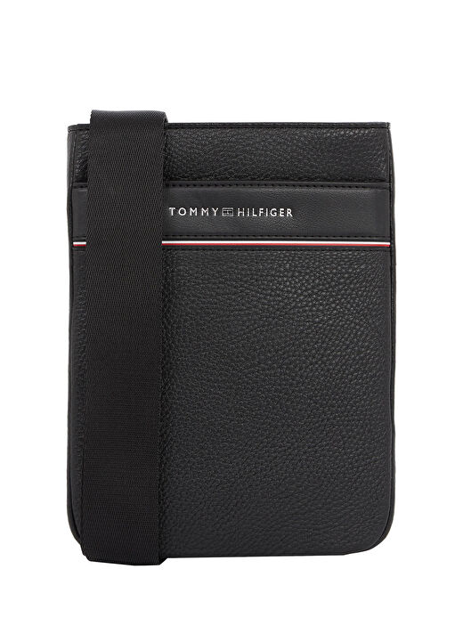 Tommy Hilfiger Siyah Erkek  Postacı Çantası TH CORP MINI CROSSOVER 1