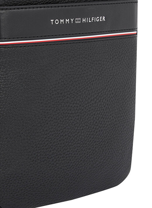 Tommy Hilfiger Siyah Erkek  Postacı Çantası TH CORP MINI CROSSOVER 4